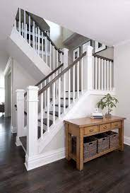 55 Awesome Farmhouse Entryway Decorating Ideas Interior Stair Railing House Stairs Interior Stairs