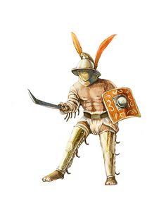 Roman Gladiator Thraex Minecraft Skin