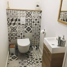 Pavimentos Y Revestimientos Leroy Merlin En 2020 Idee Deco Toilettes Deco Toilettes Carrelage Toilette