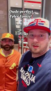 @Dude Perfect Tyler Toney was so cool after the celebrity Softball game at  MLB ALL-STAR-WEEK. #dallas #texas #dfw #arlingtontx #dudeperfect  #dudeperfectsquad #tylertoney #dudeperfan #mlballstargame