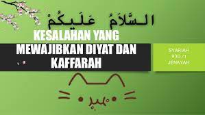Qisas  pada bahasa : Kesalahan Yang Mewajibkan Diyat Dan Kaffarah