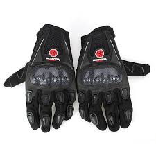 Full Finger Carbon Safety Motorcycle Racing Gloves For Scoyco Mc09