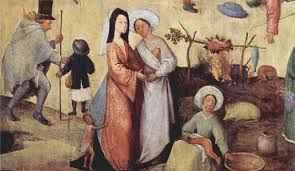 Hieronymus Bosch 1450 1516 The The Haywain Triptych Detail Museo Del Prado Madrid Spain Hieronymus Bosch Artwork Painting Painting