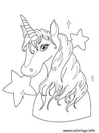 Modèle coloré à télécharger puis imprimer pour avoir un exemple de couleurs. Coloriage A Imprimer De Licorne Kawaii My Tovari Blog