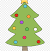 Simple Christmas Tree Outline Clipart