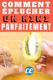 Comment Eplucher Un Kiwi Parfaitement En 3 Secondes Grace A Un Verre Kiwi Trucs Et Astuces Cuisine Verre