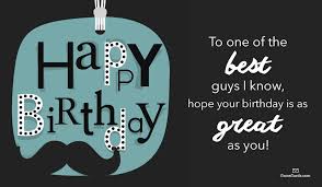 Free Happy Birthday to a Great Guy! eCard - eMail Free Personalized  Birthday Cards Online