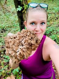 Mushroom growth observation in Indiana after heavy rain