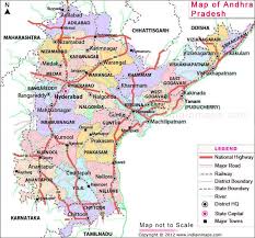 Karnataka route map with distance rating: Andhra Pradesh Map Map Political Map State Map