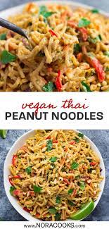 thai peanut noodles nora cooks beverly recettesvegetaliennes en 2020 cuisine vegetarienne recette de diner recettes minceur