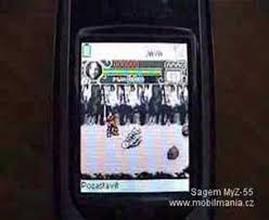 Sagem MyZ55 (Games) - YouTube