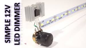 It can be installed with a dimmer on the supply or output side. How To Make 12v Led Dimmer Circuit Youtube