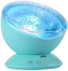 Tomnew Mermaid Decor Remote Control Night Light Ocean Wave Projector 7 Colorful Ceiling Mood Lamp With Bulit In Speaker Music Player For Baby Adults Bedroom Living Room Blue Amazon Com
