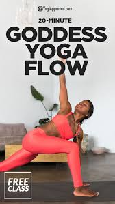 20 Minute Goddess Ritual Heart Opening Yoga Flow Free Class Yoga Flow Workout Programs Free Yoga Classes