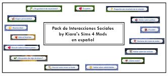 Emotional inertia classic for the sims 4. Minaar Cc Finds Pack De Interacciones Sociales De Kiara En Espanol