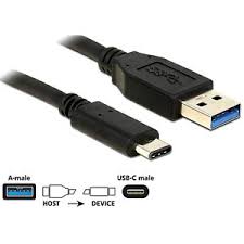 The numbers beneath the port. Delock 83870 Usb 3 1 Gen 2 A Male Usb Type C Male 1 M At Reichelt Elektronik