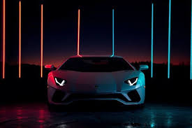 Lamborghini Aventador S In Night Lights Lamborghini Aventador Automotive Photography Lamborghini