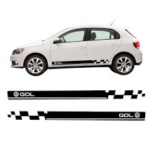 Adesivo Volkswagen Gol G2 G3 G4 G5 G6 Faixa Lateral Ferkautoparts Peças e  Acessórios Nacionais e Importados