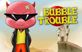 Your task is to destroy all bouncing bubbles with your harpoon gun. Bubble Trouble A Free Puzzle Game