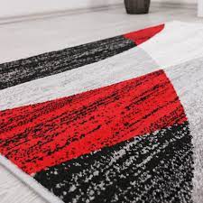 Apel & ness in münchen bietet ihnen so gut wie die gesamte europäische auswahl an teppichböden. Milano9118 Rot Moderner Designer Wohnzimmer Teppich Geometrisches Muster Meliert Vimoda Homestyle