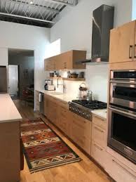 What colors could go with that, considering the maple cabinets? Best 60 Modern Kitchen Subway Tile Backsplashes Wood Cabinets Design Dwell