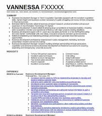 You would probably like to see professional skills, certifications, awards, memberships, education, and accomplishments outlined in a job candidate's resume in an organized format. Business Development Manager Resume Example Marketing Resumes