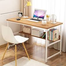 Cdto Multipurpose Home Office Computer Desk Practical Writing Table Shelf Gaming D In 2020 Home Office Computer Desk Desks For Small Spaces Space Saving Computer Desk
