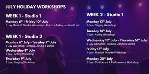July Holiday Workshops 2026