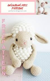 You can make classic stuffed animals or loveys (stuffed animals with blankets attached) for children to snuggle with. Amigurumi Knitted Stuffed Animals Doll Toy Lamb Crochet Lamb Pattern Sheep Small Lamb Amigurumi Sheep Crochet Sheep Craft Supplies Tools Sewing Fiber Colonialgolfhart Com