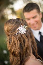 Orange County Wedding At Laguna Cliffs Modwedding Hair Down Styles Wedding Hair And Makeup Cliff Wedding