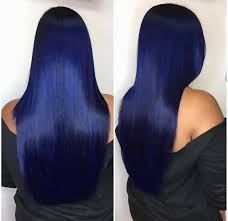 It is also great for girls with a slightly rebellious personality. This Dark Blue Color Is Too Pretty Looking For Sew In Hair Extensions Check Out Our Website And Shop Now For Frontals Hair Styles Blue Hair Best Hair Brush