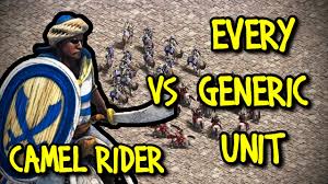 If you are playing forgotten empires, you can use genoese crossbowmen or imperial camel. Heavy Camel Rider Vs Every Generic Unit Aoe Ii Definitive Edition Youtube