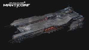 The Manticore Is A Rusty But Trusty Carrier Of The Terran Space Fleet That First Appeared In The Gof Universe In Last Year S Apple Tv E Space Fleet Fire Galaxy