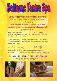 Balinese Tantraspa (Senai)