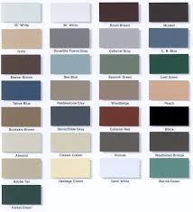 Payless Gutters Siding Inc Rain Gutter Color Selections