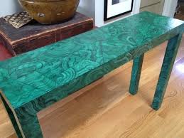 Custom Faux Malachite Table Grant K Gibson Interior Design Painted Furniture Interior Design Furniture