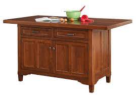 Improve your kitchen's functionality with this classic kitchen island with a wooden top! Amish Kitchen Island From Dutchcrafters Furniture Store