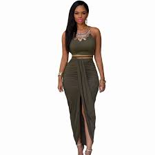 Sebowel Cropped Top Maxi Do Partido Do Vintage Conjunto Saia Halter Strapless Lapis Duas Pecas Vestido