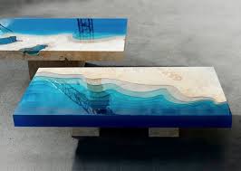 New Lagoon Tables By Alexandre Chapelin Inspiration Grid Design Inspiration Coffee Table Coffee Table Design Resin Table