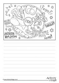 Maybe you would like to learn more about one of these? Seder Plate Colouring Page