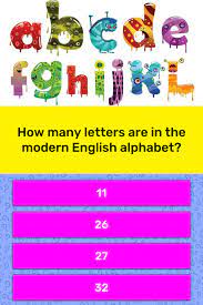 The longest european alphabet is the . How Many Letters Are In The Modern Trivia Answers Quizzclub