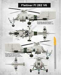 Helicoptero Aleman 1944 Flettner Fl 282 V6 Wwii Aircraft Airplane Design Model Aircraft