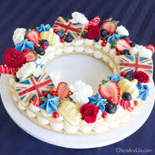 Add sugar and vanilla, beating well. British Themed Trendy Cookie Cream Tart Chica And Jo