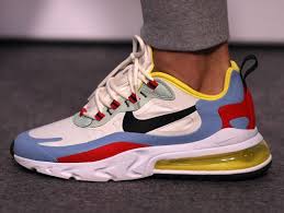 Take An On Foot Look At The Previously Unseen Nike Air Max 270 React Which Were Chaussure Basket Nike Chaussure Nike Homme Chaussure Mode