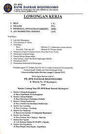 Pt rhythm kyoshin indonesia di kota bekasi from lh3.googleusercontent.com gaji pt sugih indah indoplast. Lowongan Kerja Bank Daerah Bojonegoro