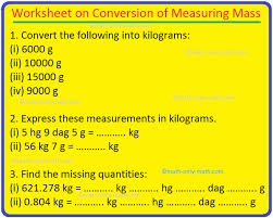 Answer key chemistry if8766 moles and mass pdf 399385. Worksheet On Conversion Of Measuring Mass Kilograms Into Grams