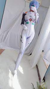 Rei Ayanami Cosplay Costume White Bodysuit Jumpsuit Halloween Party Cosplay  Zentai Catsuit - AliExpress