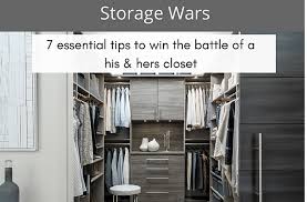 I'm so excited to finally share my very first room reveal at the new house!!!! 7 Tips For A Columbus His And Hers Master Bedroom Closet Innovate Home Org Storage Wars 7 Essential Tips To Win The Battle Of A His And Hers Closet