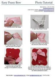 Handprint christmas tree with red star. Make A Bow Using A Brad Use The Brad To Attach The Bow Directly To The Card Or To A Piece Of Ribbon Run Card Making Tips How To Make Bows
