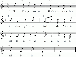 Lied Die Vogelhochzeit Kinder Lied Ukulele Lieder Kinderlieder